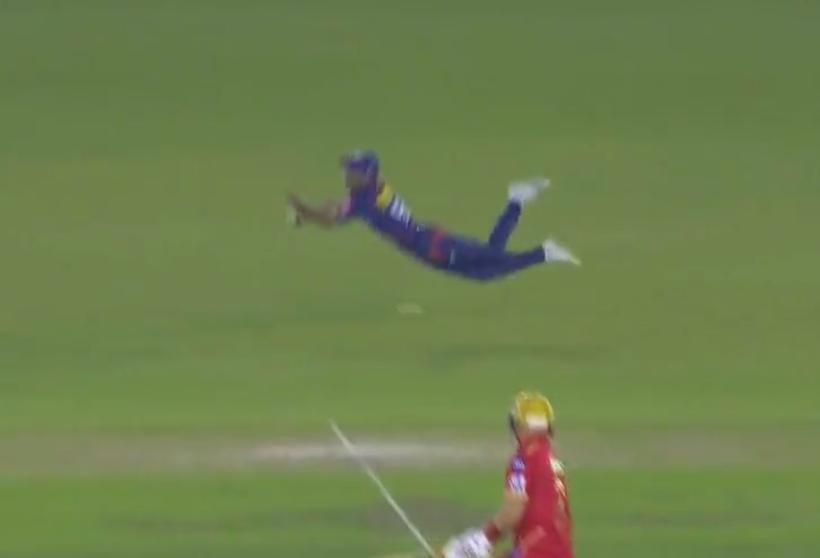 Ravi Bishnoi dives in air to stop ball vs PBKS, IPL shares video