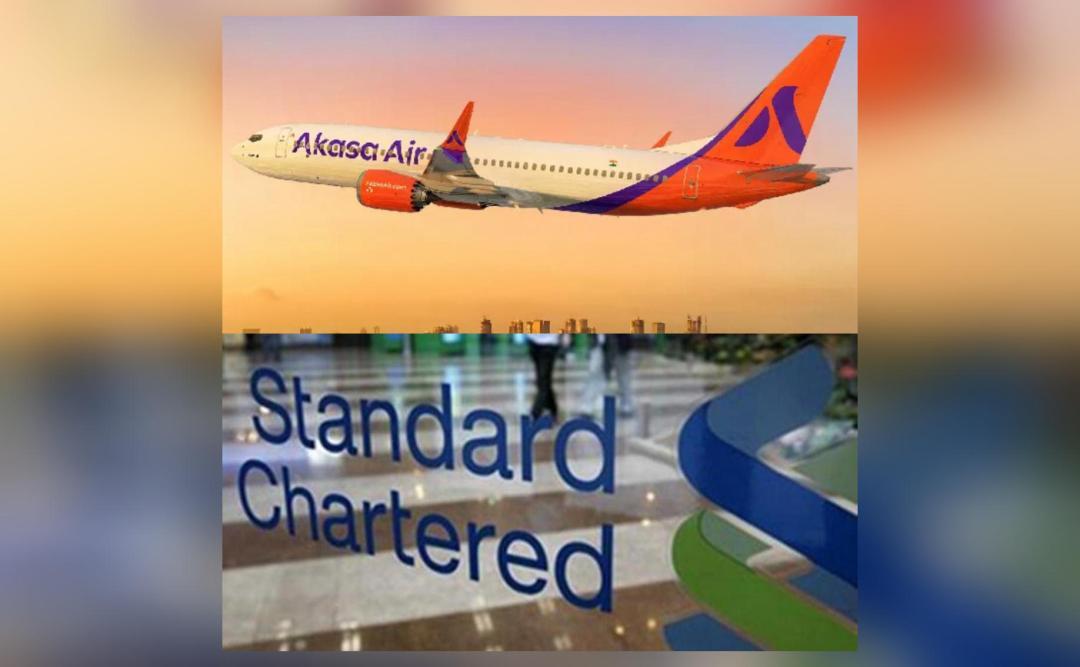 Standard Chartered closes operating lease of 5 aircraft with Akasa