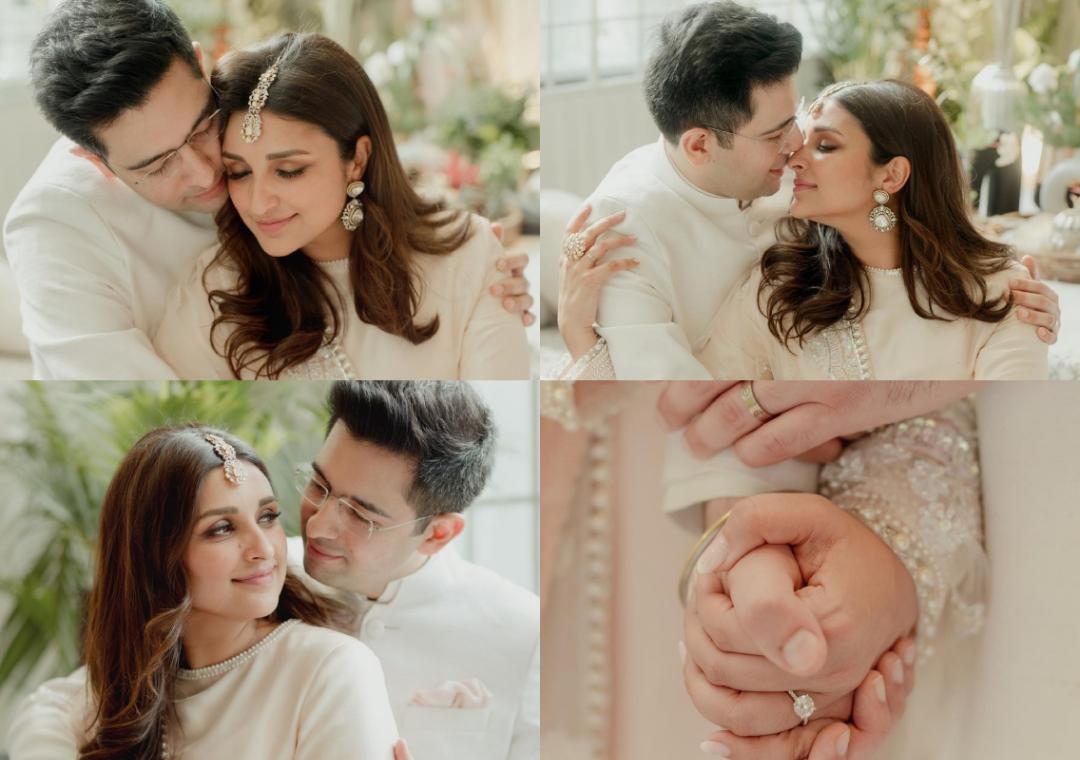Parineeti Chopra and AAP leader Raghav Chadha get engaged, share pics