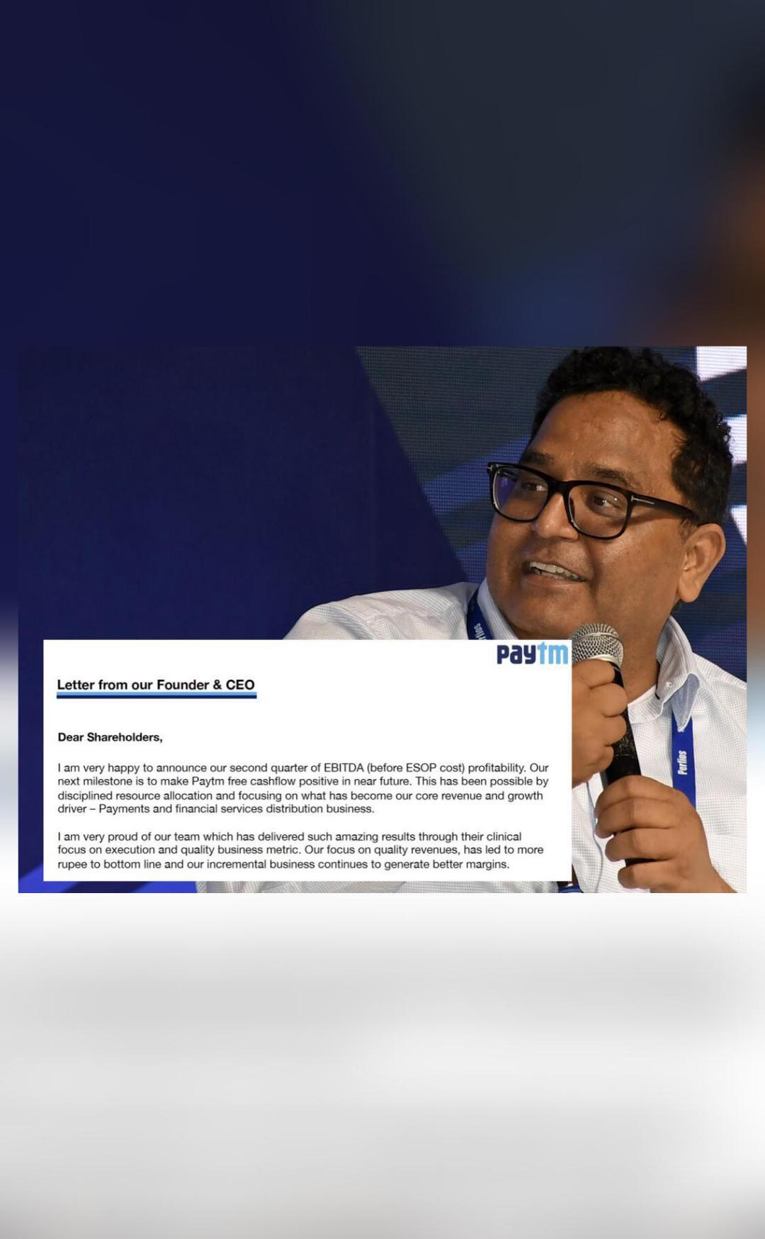 I see 'AGI' as smartphones 10 years back: Paytm CEO in letter to shareholders