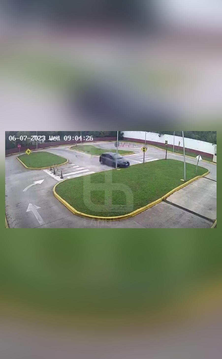 Woman flips car during driving test in Argentina, video goes viral ...