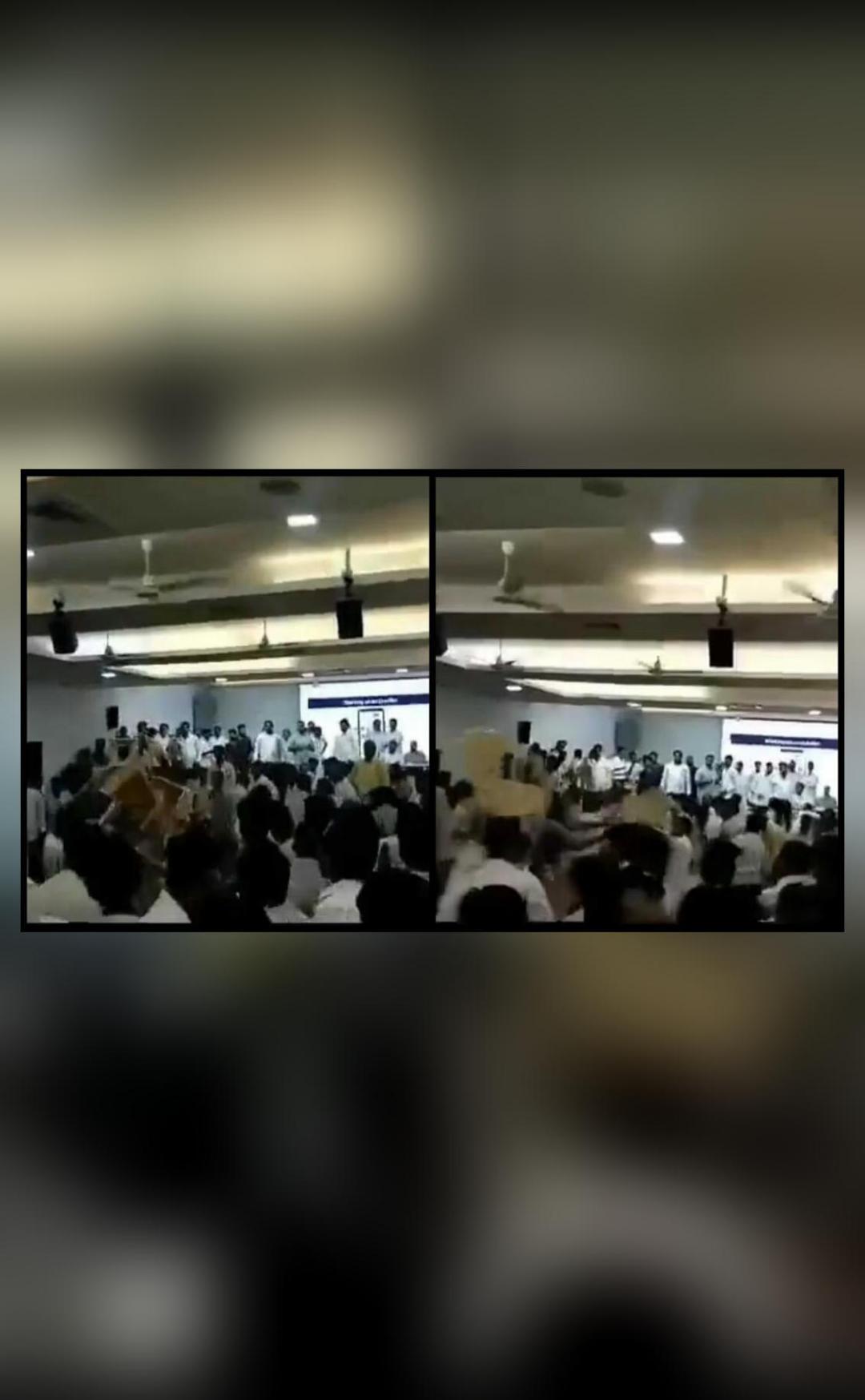 Fight breaks out at Youth Congress meeting in Maha, chairs thrown Politics News Inshorts