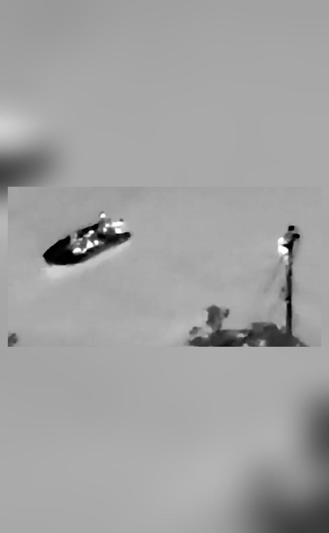 Clip shows ukrainian soldiers saving russian troops from drowning