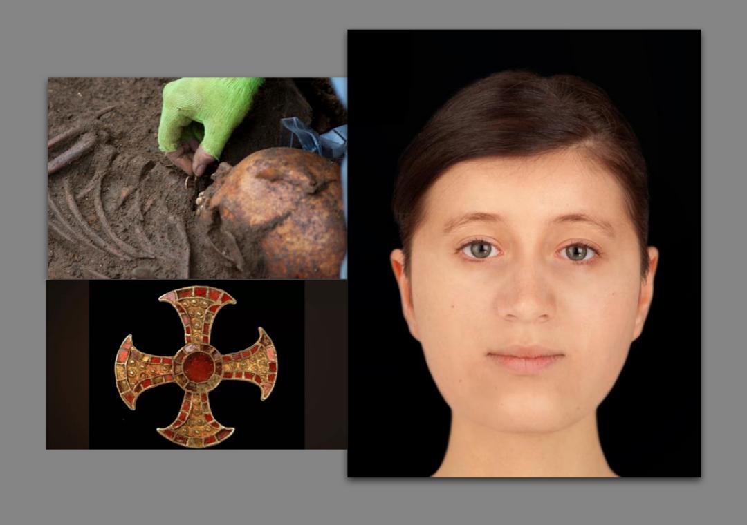 Reconstructed face of 16-year-old girl who died in UK 1,300 years ago ...