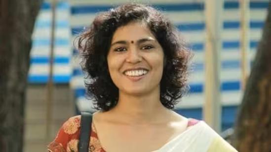 Rehana Fathima, a Keralabased activist acquitted in a case involving a vide...