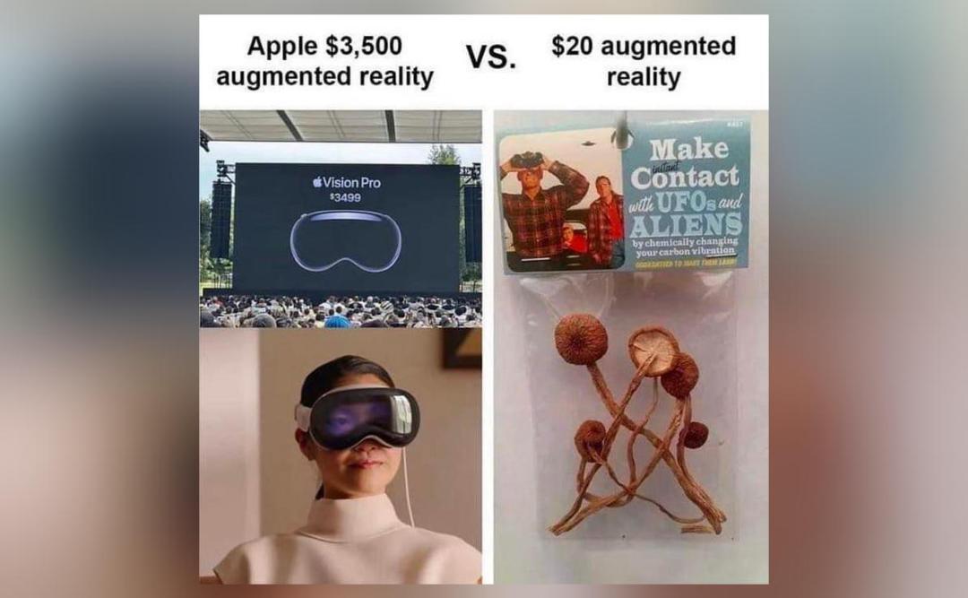 Apple Vision Pro Becomes Instant Meme 