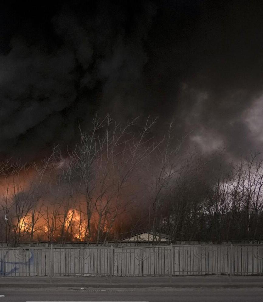 Fire at Crimea military base forces evacuations, highway closure