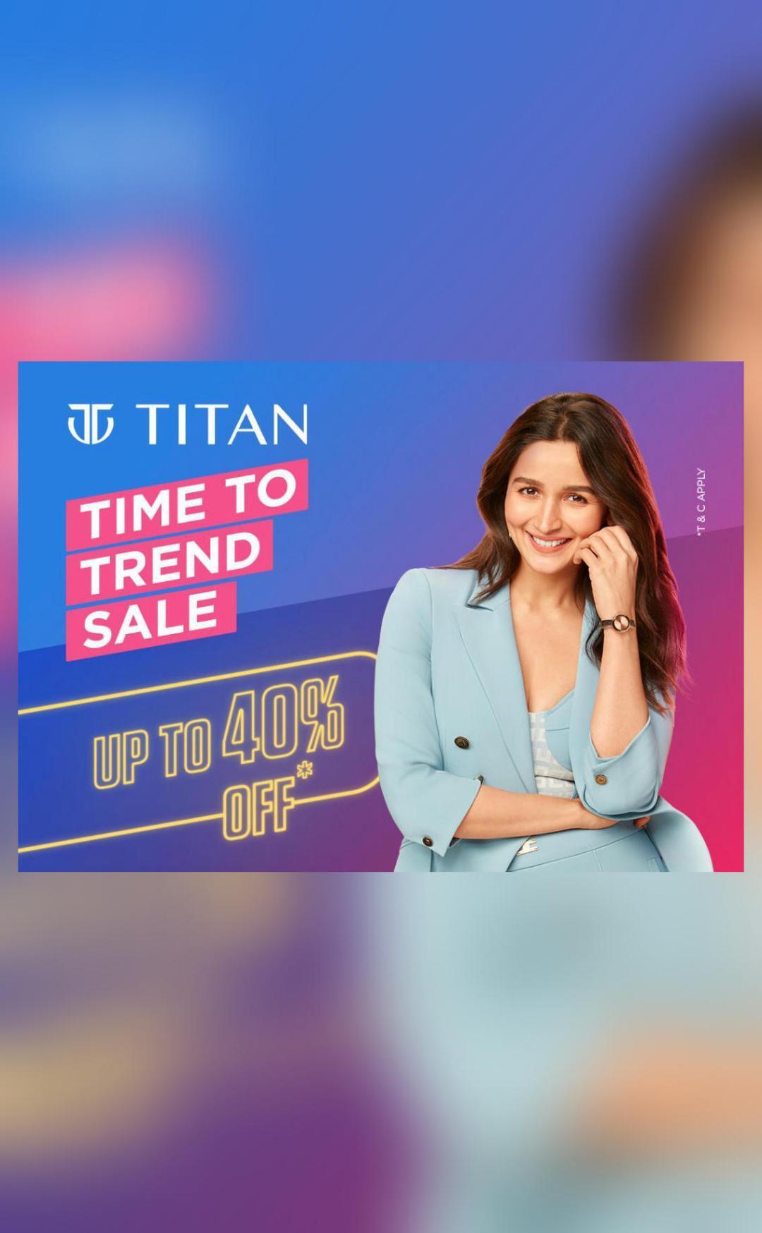 Titan up to 40 off hot sale