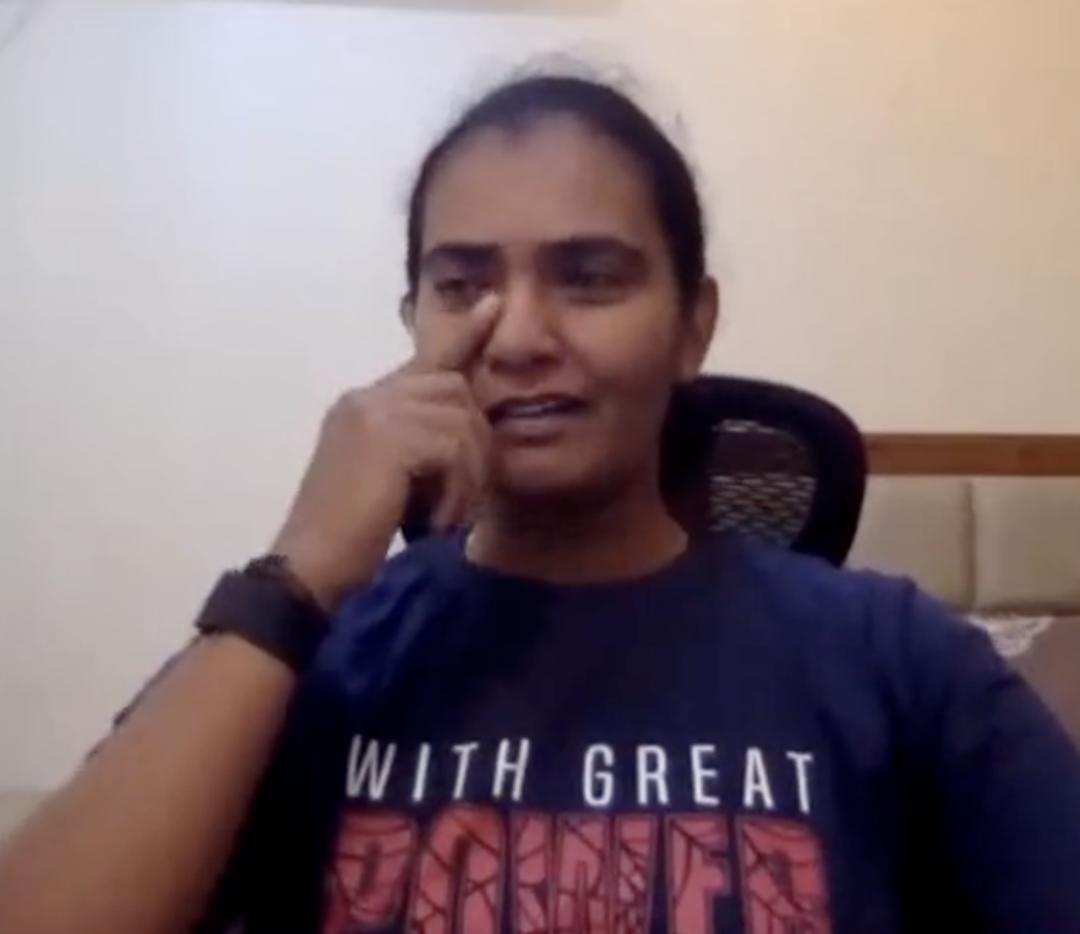 Cricketer Shikha Pandey breaks down on camera after being left out of