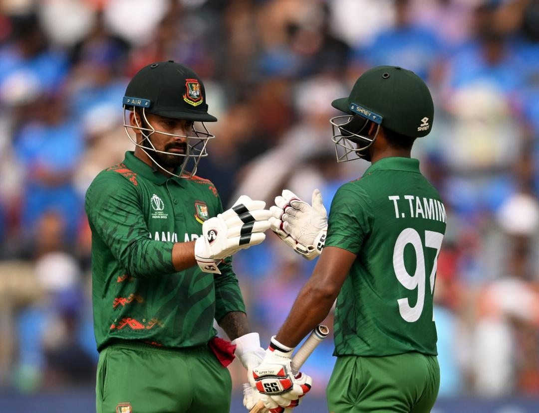 Bangladesh record their highest opening partnership in ODI World Cup