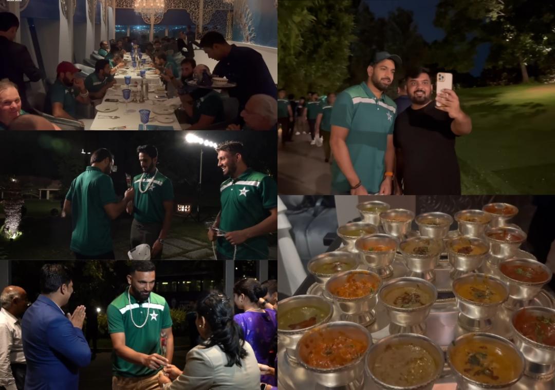 Pakistan cricketers go out for dinner in Hyderabad