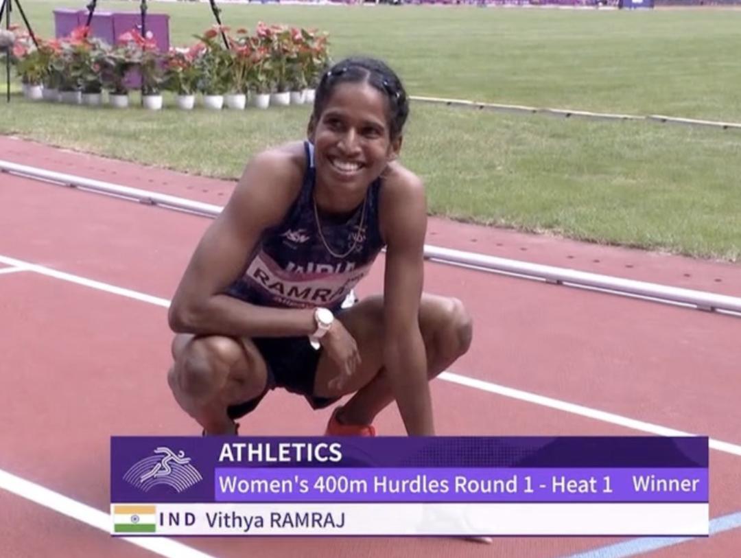 Vithya becomes joint-fastest Indian woman to run 400m hurdles