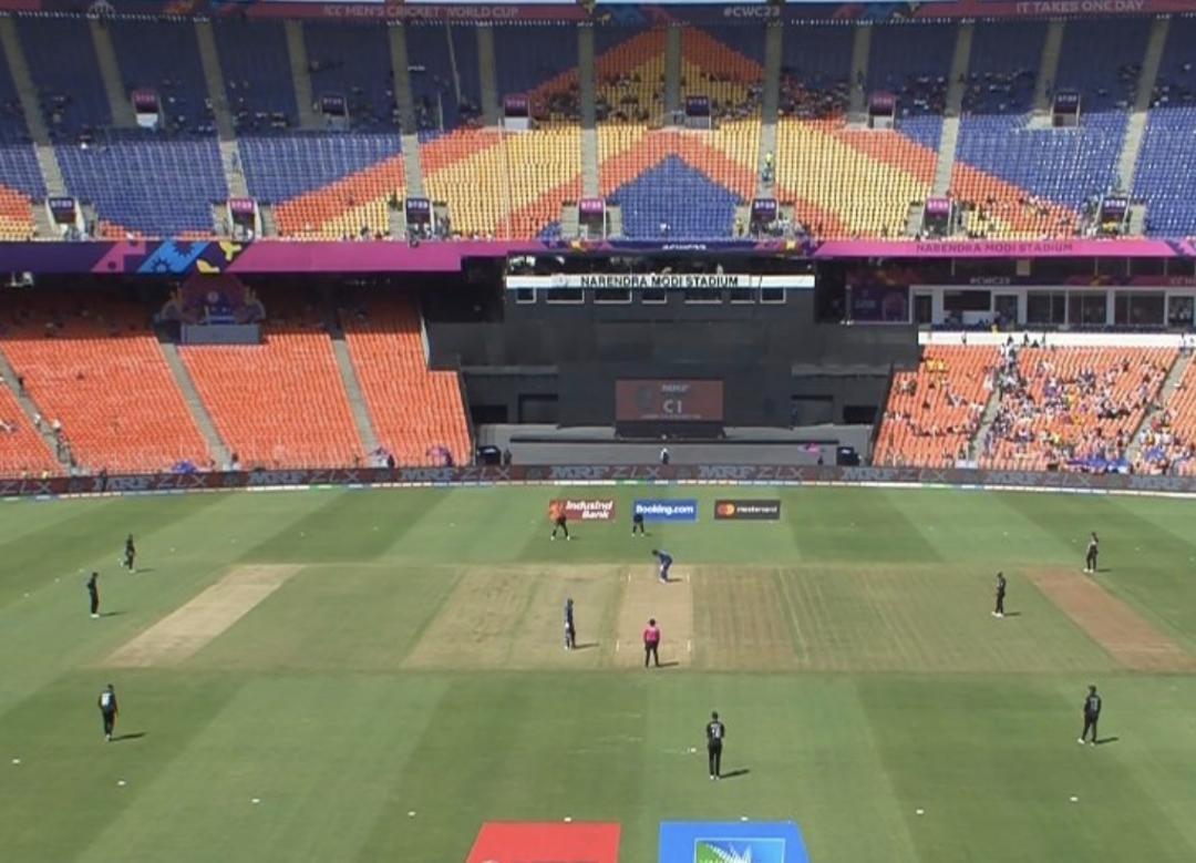 Pic Of Empty Stands During ODI World Cup 2023 Opener In Ahmedabad Goes pic-of-empty-stands-during-odi-world-cup-2023-opener-in-ahmedabad-goes