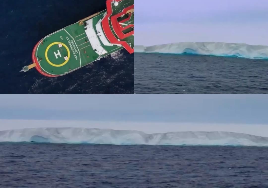 Video shows world’s biggest iceberg floating away from Antarctica