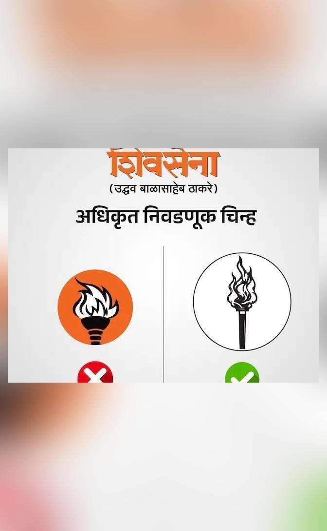 shiv sena mashal images