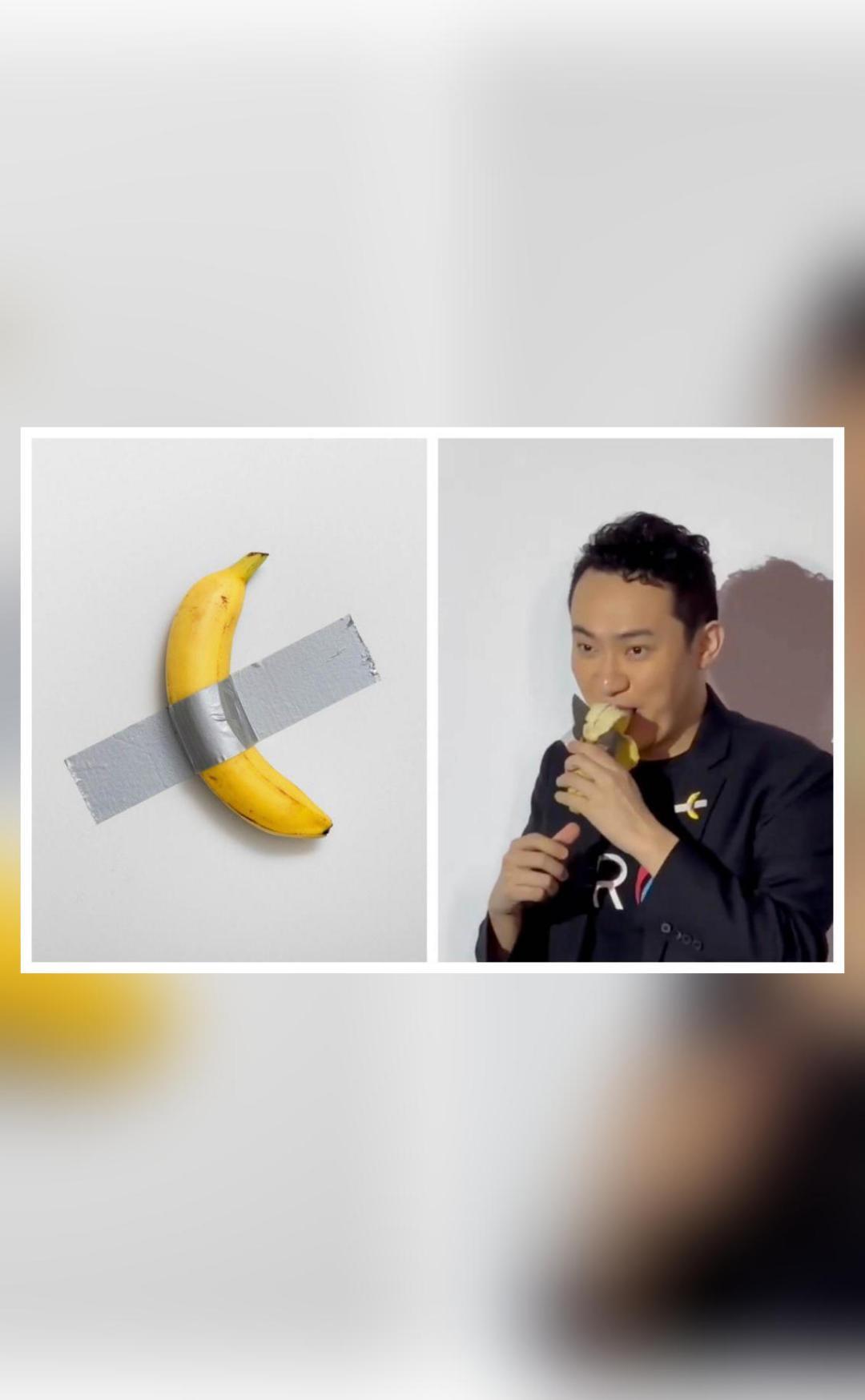 Crypto entrepreneur Justin Sun eats ₹52 crore banana artwork