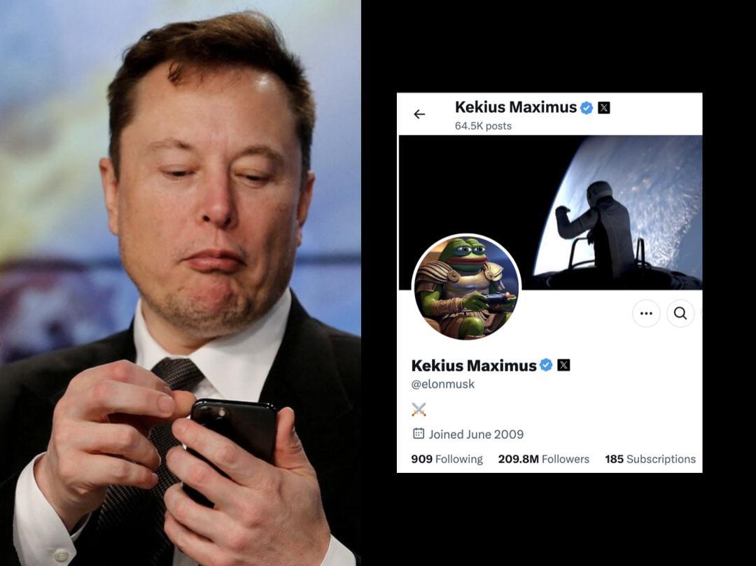 Elon Musk changes his name on X, unveils new profile pic