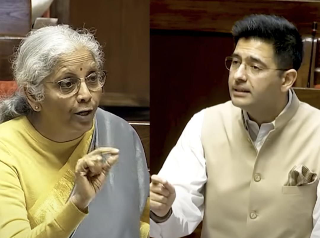 Raghav Chadha questions zero tax on ₹12 lakh income; Sitharaman responds