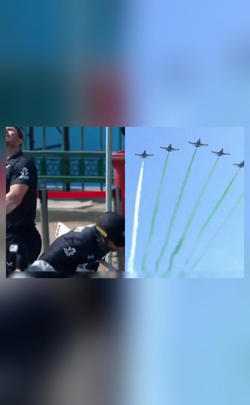 Cricket star Conway's air show fright goes viral.