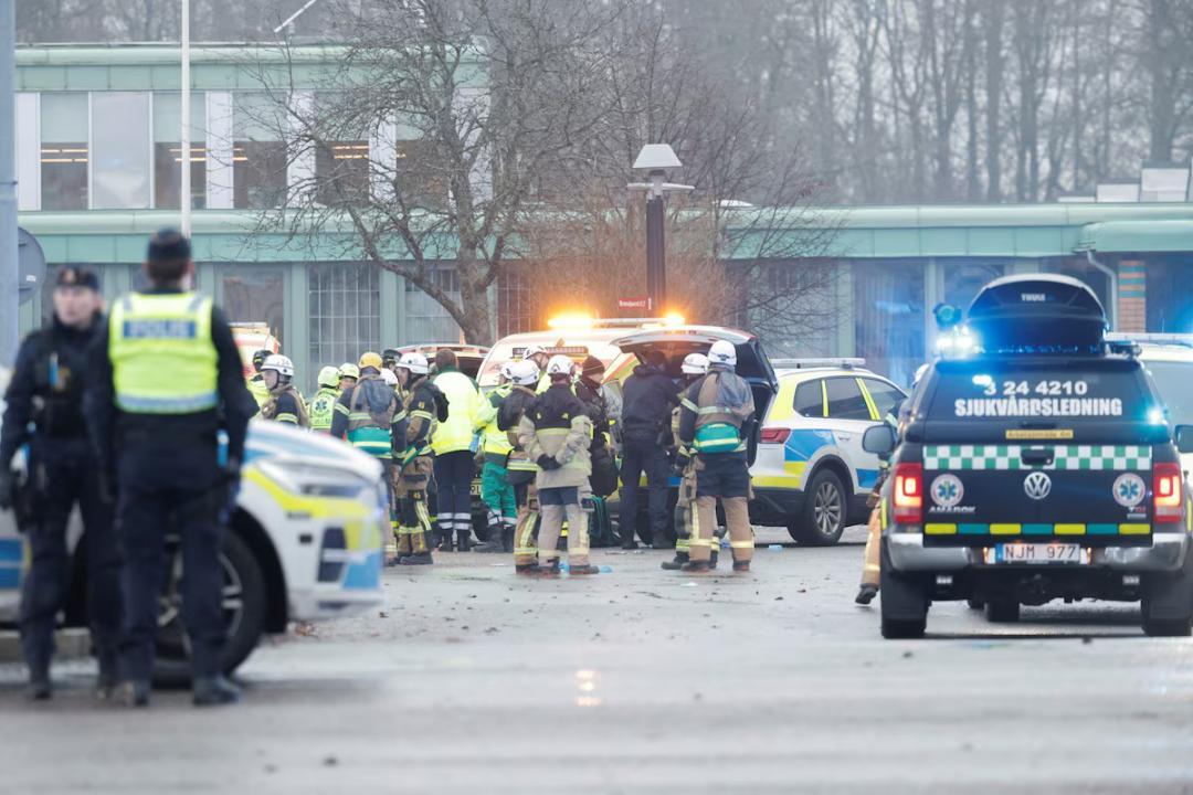 Sweden school shooting leaves around 10 dead; PM mourns.
