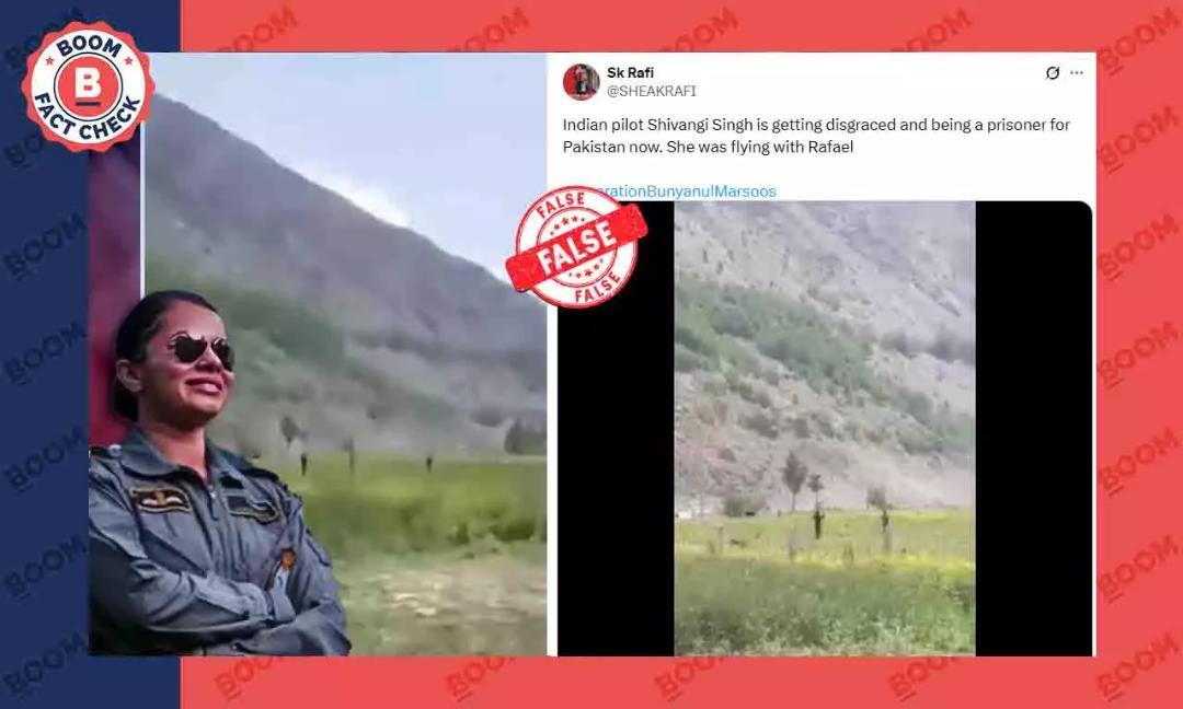 Video of Bangladeshi paraglider viral as IAF pilot Shivangi Singh