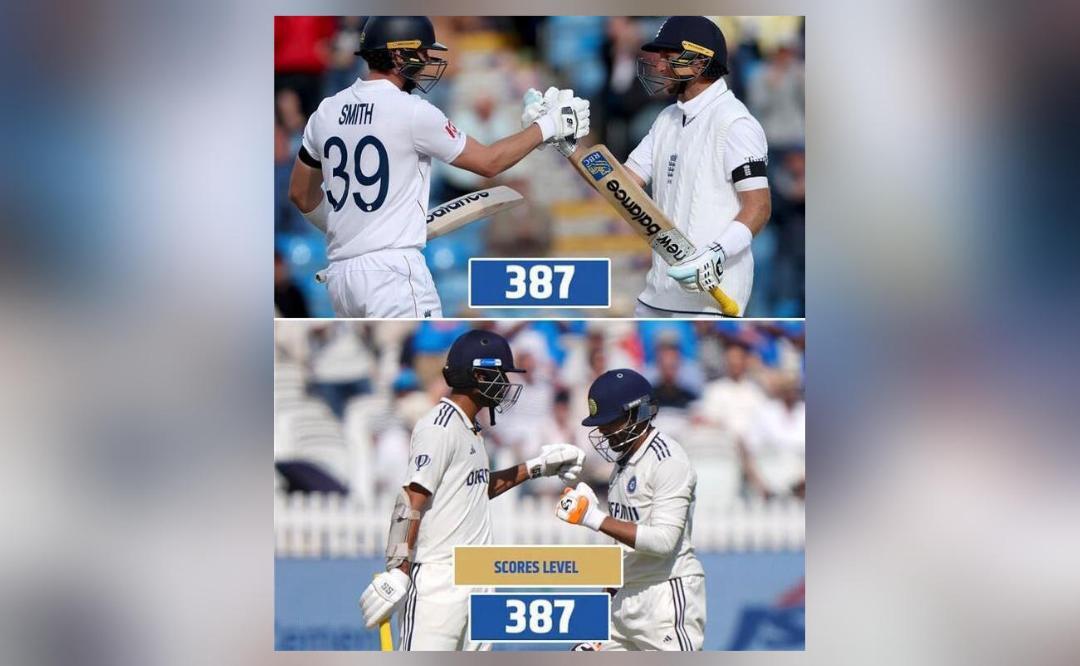 Teams post identical first-innings totals for just 9th time in 2,595 Tests | To follow the match live | Inshorts
