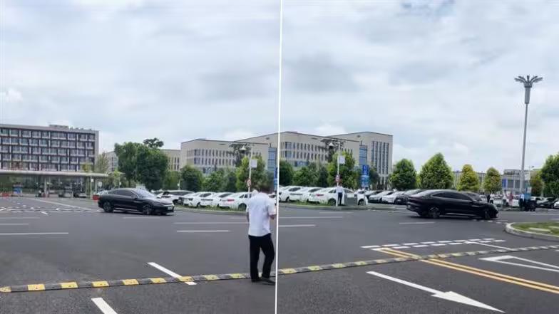 BYD car loses control in self-driving mode as brakes fail, circles ...