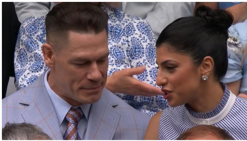John Cena attends Wimbledon 2025 alongside his wife