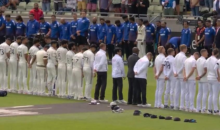 Why are India and England players wearing black armbands on Day 1 of Edgbaston Test?