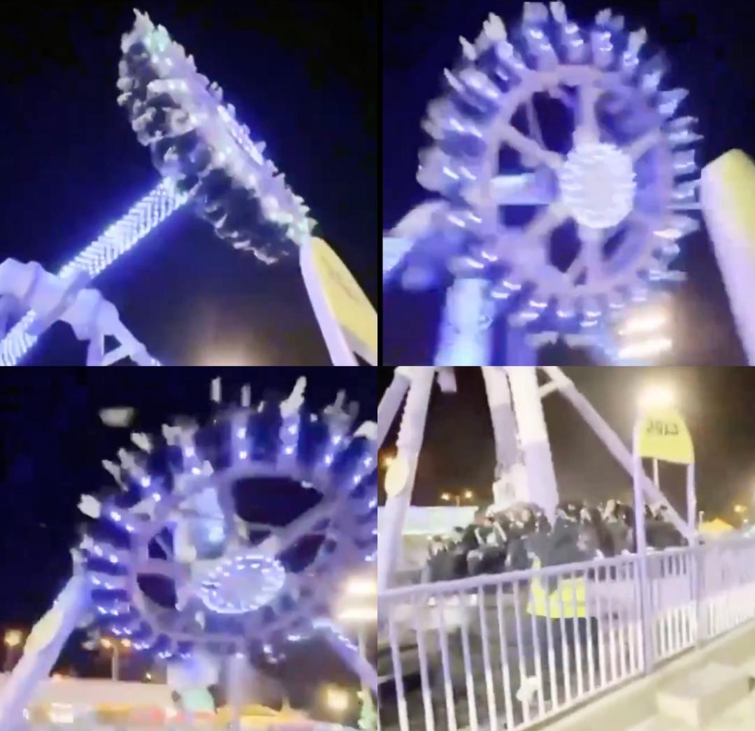 360-degree pendulum ride crashes at amusement park in Saudi Arabia ...