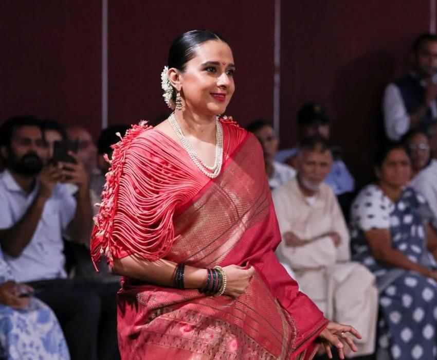 Maharani Radhikaraje Gaekwad revives 100-year-old Paithani saree