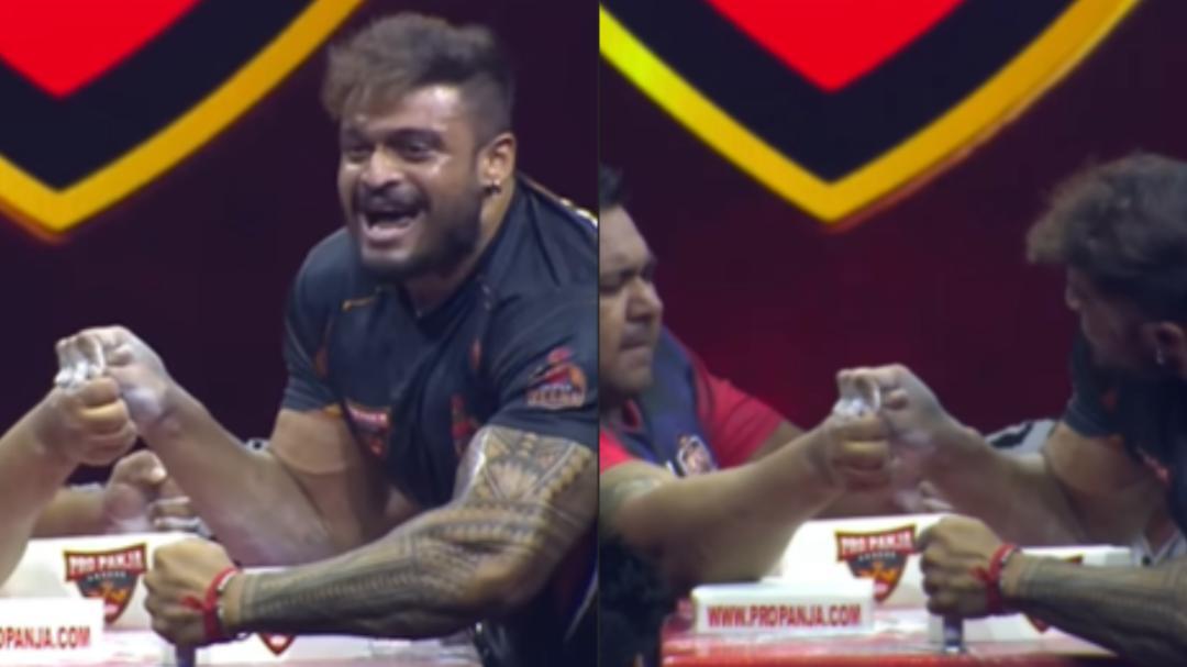 Prasenjit Patra trash talks with Atar Singh mid-bout in PPL