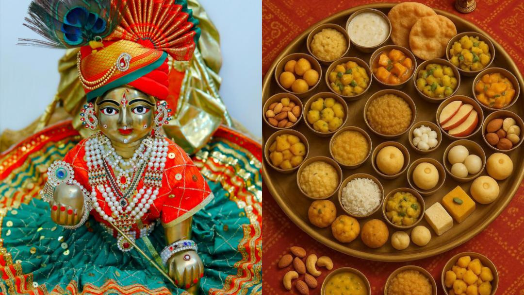 What to include in 'Chhappan Bhog' offering for Lord Krishna?