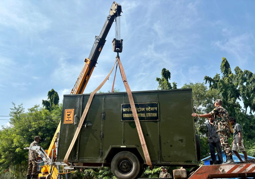 Indian Army hands over six indigenous drones to Nepali Army