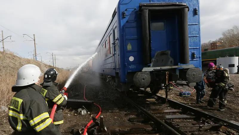 Ukrainian drone crashes at train station in Russia's Rostov