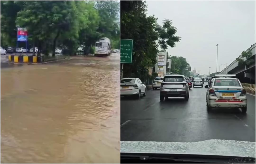 Why does Gurugram flood every monsoon while Noida doesn't?