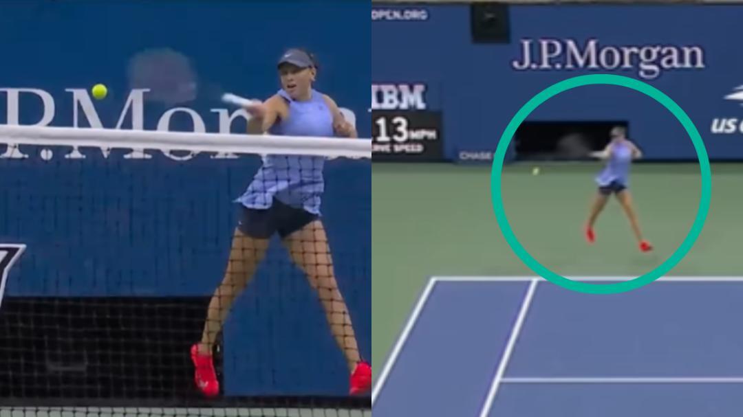 Anisimova blasts rocket forehand past Osaka at US Open 2025