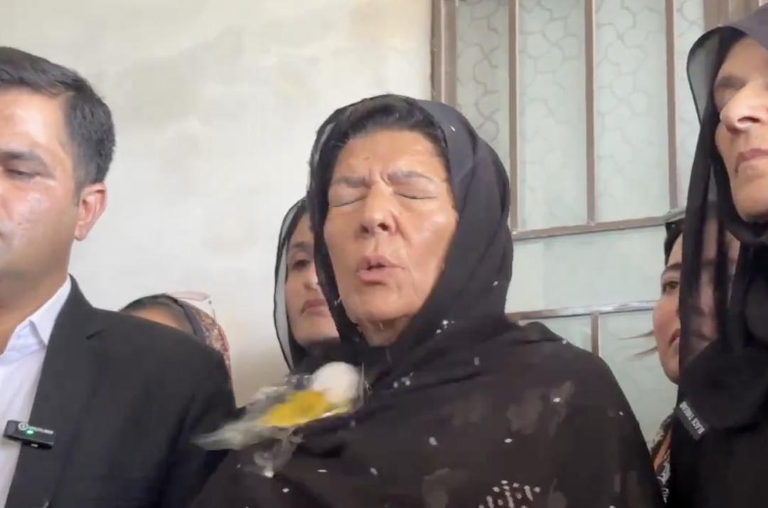 Egg thrown at Imran Khan's sister outside Pakistan jail
