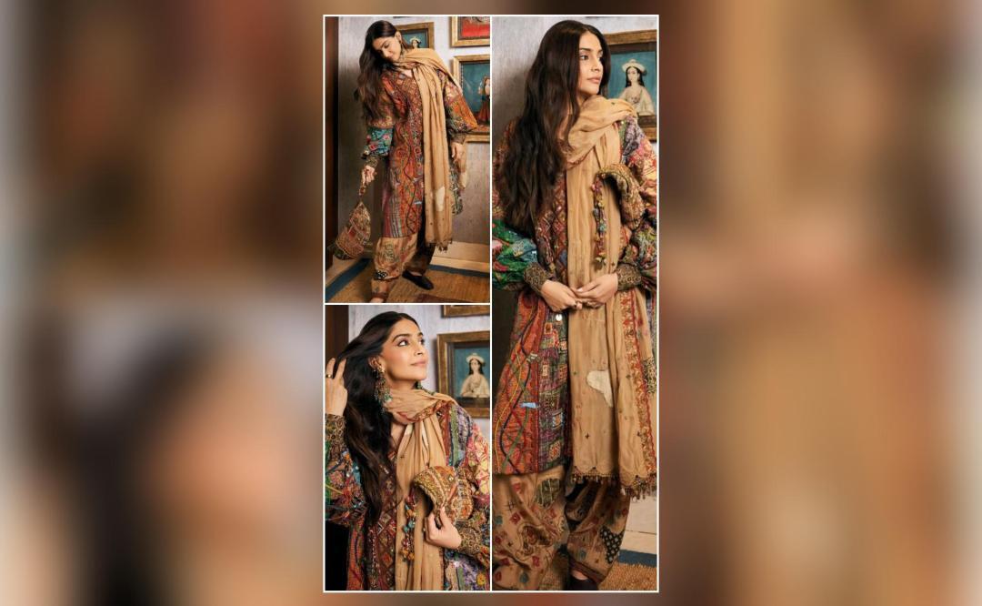 Sonam Kapoor wears custom kurta featuring India's textile history