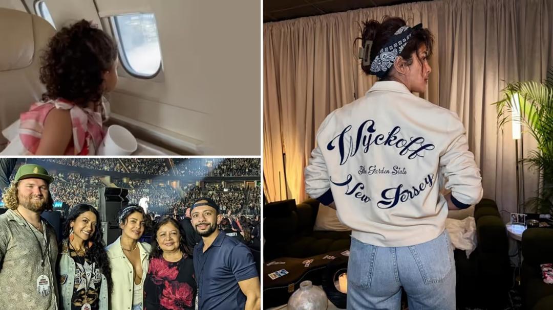 Priyanka Chopra & Malti light up Nick Jonas concert night