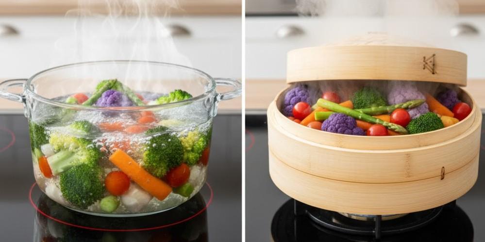 Steaming is a healthier way to cook veggies: Study
