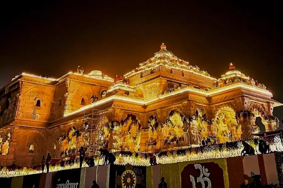 What are the new additions to the Ram Mandir's premises?
