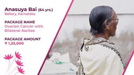 #AyushmanBharat #PMJAY saved the life of Anasuya Bai from #OvariaCancer by covering the entire cost of her treatment.