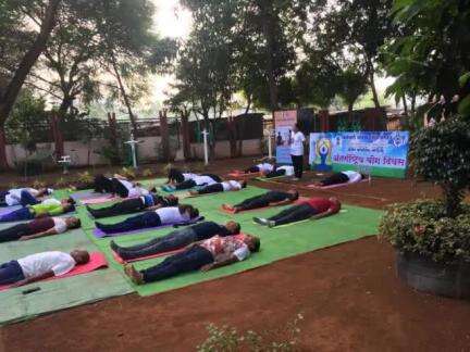 On 21st June 2022 all Regional offices of #EPFO celebrated International Day of Yoga. A pic of the celebration is posted here. #YogaForHumanity #IDY2022 #InternationalYogaDay #AmritMahotsav