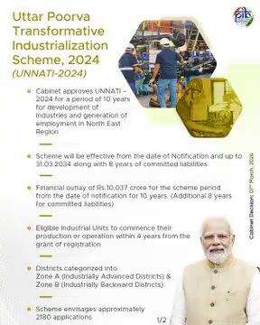 Get ready for a game-changer in the Northeast! The ₹10,037 crore UNNATI industrialization scheme is in line for approval, promising to fuel the region's economicgrowth.#northeastindia #mib_india