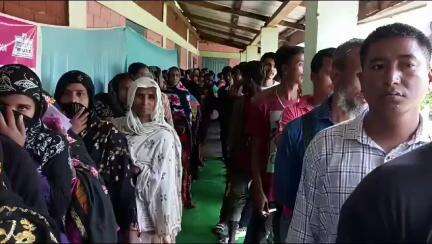 Voters in Jiribam, Manipur eagerly casting their votes during the 2nd Phase of #GeneralElections2024! 🗳️ 

Video from 40/12, 40/13 Jirighat High School