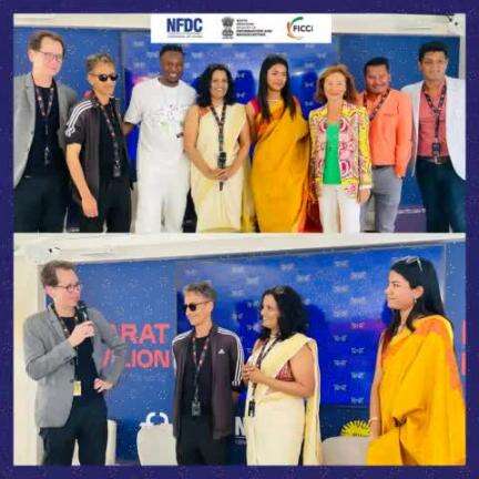 The trailer for Churuli, written and directed by Ms. Sudha Radhika, premiered at the #BharatPavilion

Some glimpses from the trailer launch at the Bharat Pavilion, #Cannes2024!📸