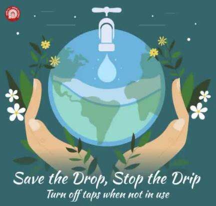 Let's take a green step to save the blue!  
Pay close attention to mindful water consumption and make sure to turn off taps when not in use. 
#MissionLiFE #ChooseLiFE #railminindia