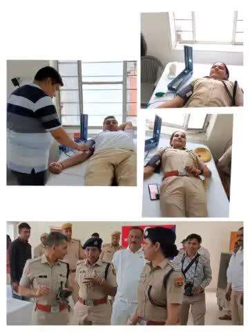 #राजस्थान_पुलिस_स्थापना_दिवस के अवसर पर पुलिस लाइन #टोंक में #रक्तदान शिविर का आयोजन #75RajasthanPoliceDiwasCelebrations