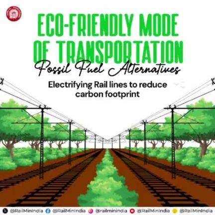 Indian Railways is adopting an integrated approach to become a Net Zero Carbon Emitter.
#railminindia
#EnergyEfficiency